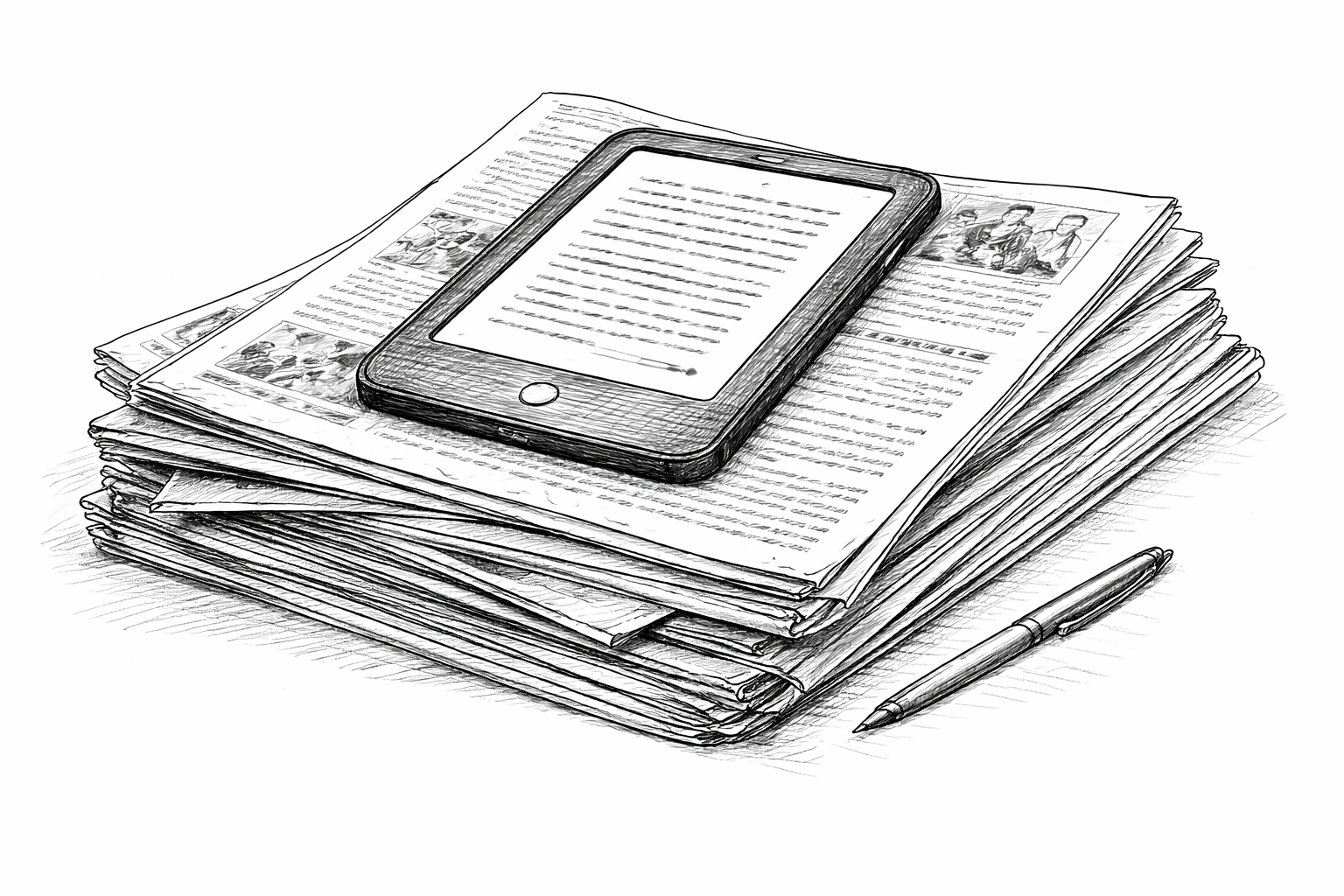 Kindle reading setup